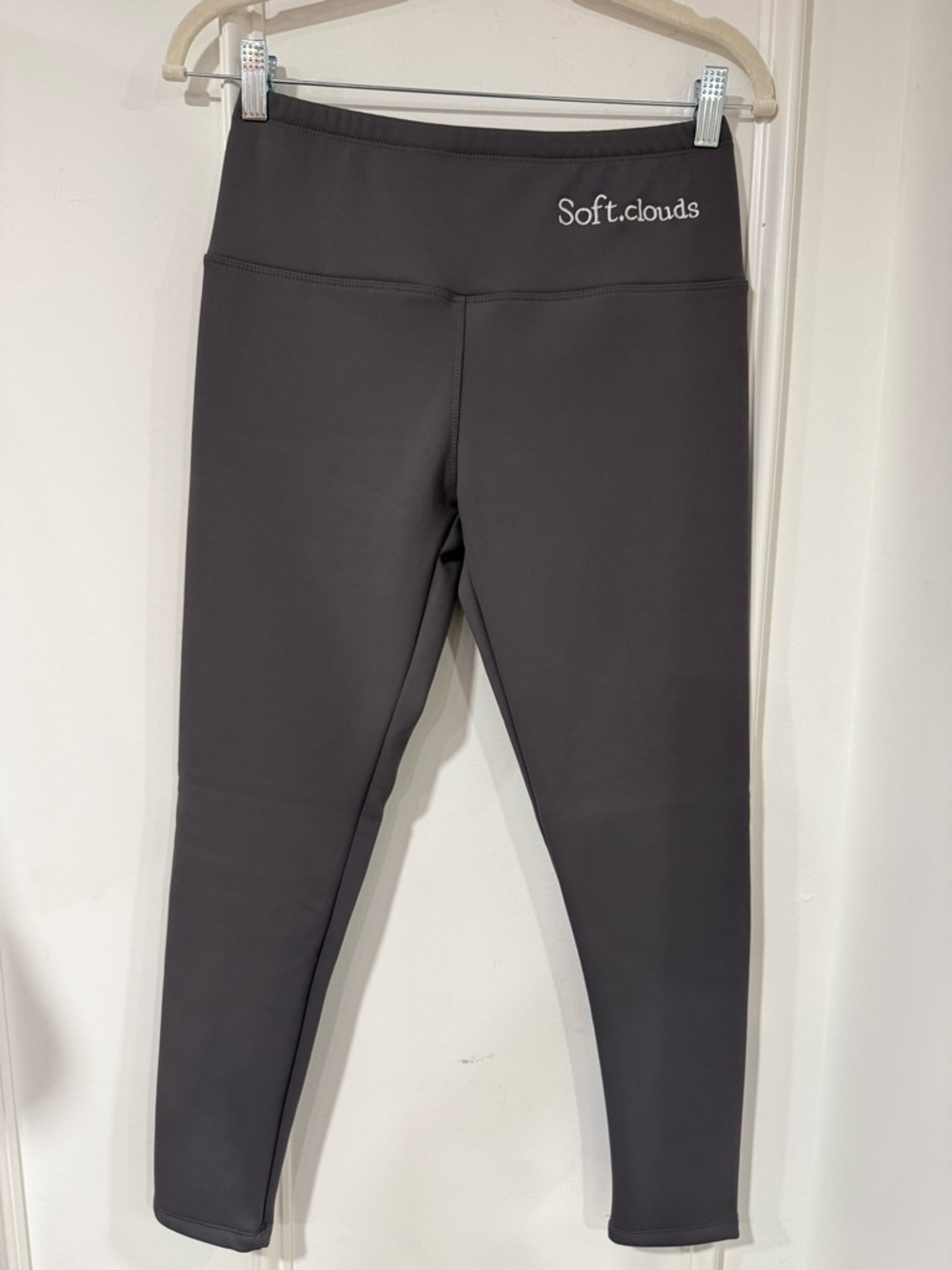 Women's Gray High-Waist Performance Leggings